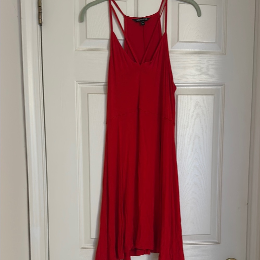 Red Strappy Dress